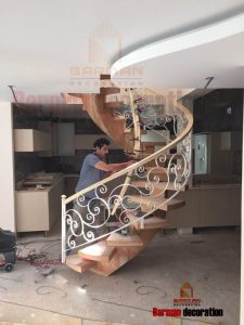 فرفروژه پله دوبلکس مارپیج